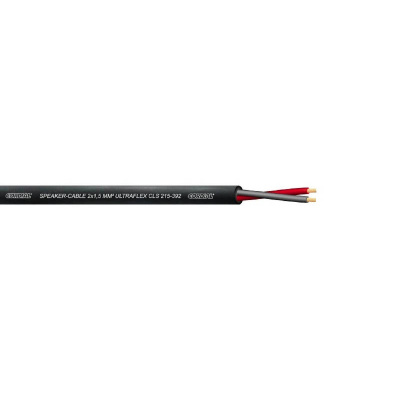 Cordial CLS 215-392 акустический кабель 2x1,5 мм2, 7,0 мм, черный