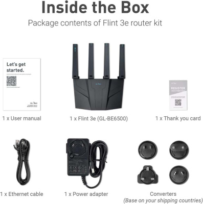 Маршрутизатор GL-iNet GL-BE6500 Flint 3e