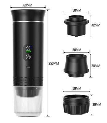 Портативная кофеварка VEKER KF-02 Pro Green (эспрессо, капсульная) магазин PROAIM