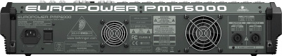 Behringer PMP6000 микшер-усилитель 2 х 600Вт•4 Ом 20 каналов (12 моно, 4 стерео) эквалайзер, процессор эффектов, Speakon