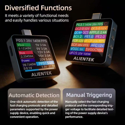 USB-тестер Alientek C2 Pro магазин PROAIM