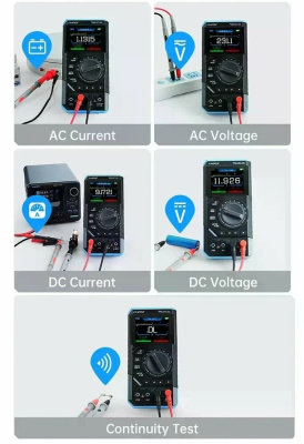 Портативный осциллограф FNIRSI DST-201 магазин PROAIM