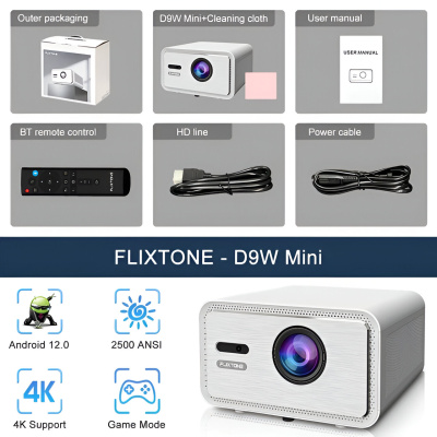 Проектор Flixtone D9W Mini