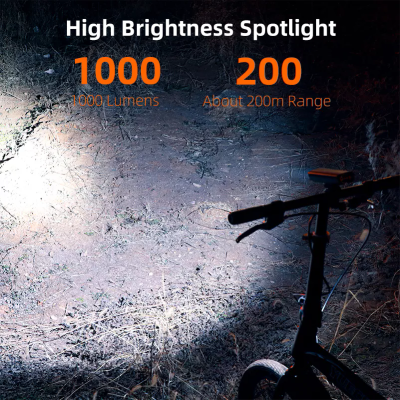 Велосипедный фонарь West Biking 1000lm передний