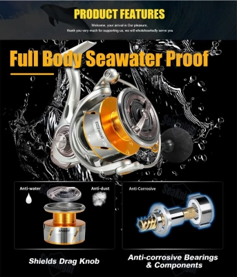 Катушка SeaKnight Speedy SAW 4000H