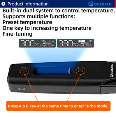 Паяльник пинцет Sequre HT140