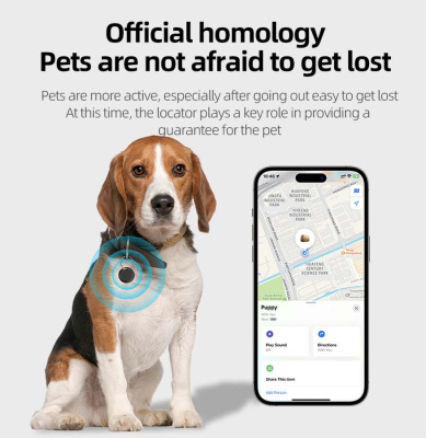 GPS-трекер VEKER A100 Black для iPhone (с чехлом) для автомобиля, ребенка, собак магазин PROAIM