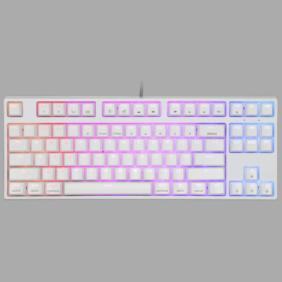 Клавиатура Skyloong GK87 White, Gateron Red, русская раскладка