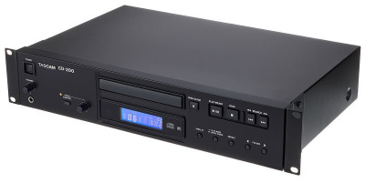 Tascam CD-200 CD плеер Wav/MP3,  RCA/SPDIF, CD-Text, Anti-shock, pitch 12,5%, 2U, пульт ДУ