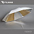 Fujimi FJU563-33 Зонт студийный комбинированный золото&серебро 84 см