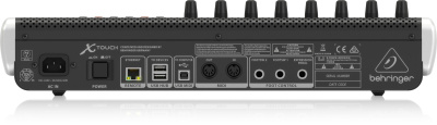 Behringer X-TOUCH - компактный Ethernet/USB/MIDI- контроллер DAW, 9 моториз.фейдеров 100 мм, 8LCD, индикатор времени, HUI, Mackie Control