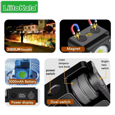 Фонарь LiitoKala XY-009 Orange магазин PROAIM