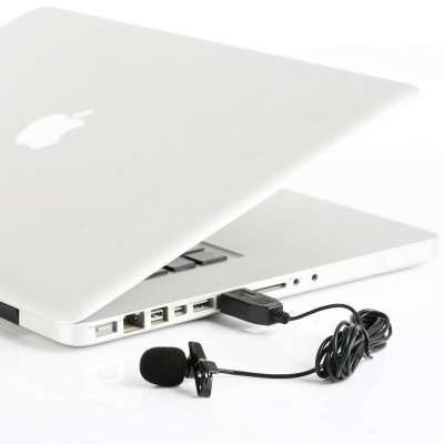 Saramonic SR-ULM5 петличный USB микрофон на клипсе, кабель 2м