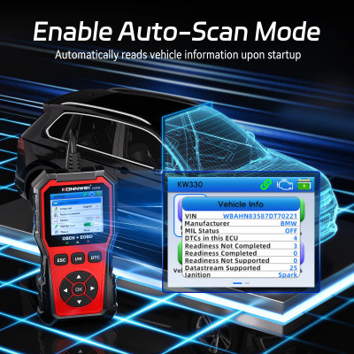 Автосканер Konnwei KW330 магазин PROAIM