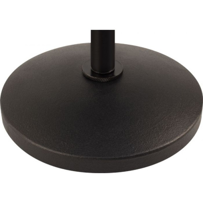 Ultimate Support JS-DMS50 стойка микрофонная, настольная, с круглым основанием, высота 20-31см. диаметр основания 17.8см, цвет черный