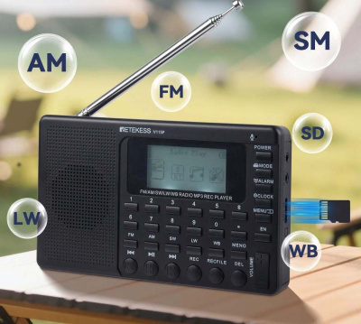 Портативное радио Retekess V115P