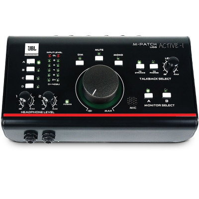 JBL M-Patch Active-1 прецизионный контроллер студийных мониторов, Studio Talkback, USB Audio I/O