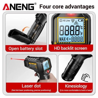 Инфракрасный пирометр Aneng TH202