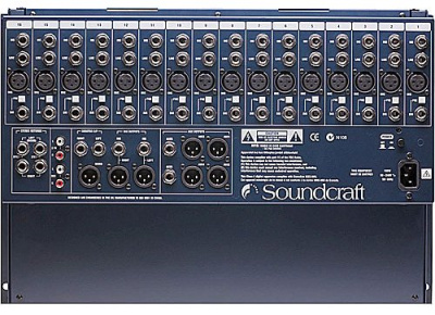 Soundcraft GB2R-12 микшер рэковый 12 моно, 2 стерео, 6 Aux, 2 подгруппы. TRS директ-выходы на каждом моно канале