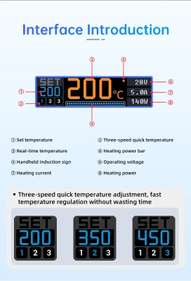 Паяльник Alientek T90 (тип T245)