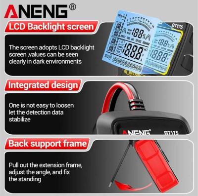 Тестер аккумуляторов Aneng BT175