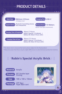 Наушники Moondrop Honkai Star Rail Robin