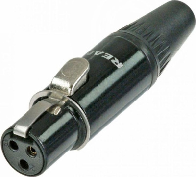 Neutrik RT3FC-B кабельный разъем mini XLR female 3 контакта