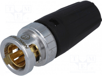 Neutrik NBNC75BFG7-D кабельный разъем BNC, подходит для кабелей: Belden 1855, Cordial CVI 06-28, Cordial CVI 3-7, Draka 0.6/2.8 AF, Draka 0.6 L/2.8 AF