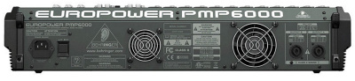 Behringer PMP6000 микшер-усилитель 2 х 600Вт•4 Ом 20 каналов (12 моно, 4 стерео) эквалайзер, процессор эффектов, Speakon