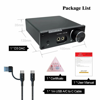 Портативный ЦАП AkLIAM D3