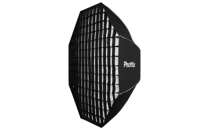 Восьмиугольный софтбокс Phottix Solas с решеткой 122см