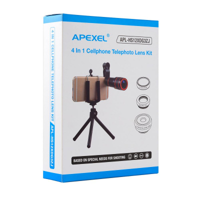 Набор объективов для смартфона Apexel 4-в-1