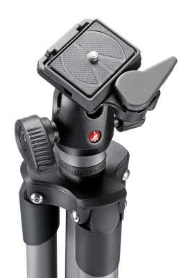 Manfrotto MKCOMPACTADVBH Compact Advanced штатив с шаровой головкой для фотокамеры (черный)