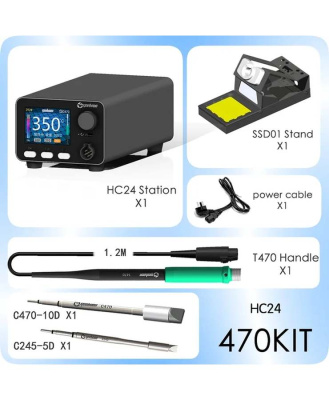 Паяльная станция GEEBOON HC24 (рукоятка T470, жала С470, C245)