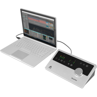 Apogee Quartet интерфейс USB 20-канальный для Windows и Mac, 192 кГц