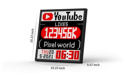 Цифровая рамка часы Divoom Pixoo 64