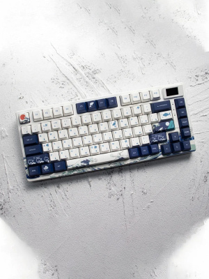 Клавиатура Womier SK80 White Coral Sea