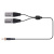 Кабель Comica Dual-head XLR Output Cable For Stereo