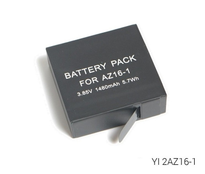 Fujimi YI 2AZ16-1 аккумулятор для  XIAOMI YI 2 4K, аналог AZ16-1,емкость 1480 мАч,3,7В