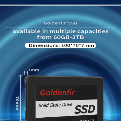 Жесткий SSD диск для ноутбука Goldenfir T650 2.5" 120Gb