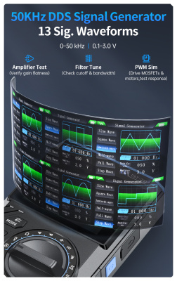 Портативный осциллограф FNIRSI DST-201 магазин PROAIM