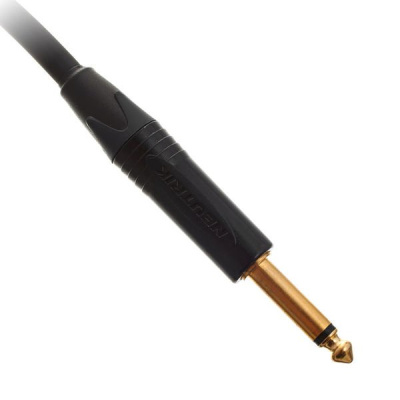 Cordial CSI 6 PP 175 инструментальный кабель джек моно 6.3мм/джек моно 6.3мм, разъемы Neutrik, 6.0м, черный